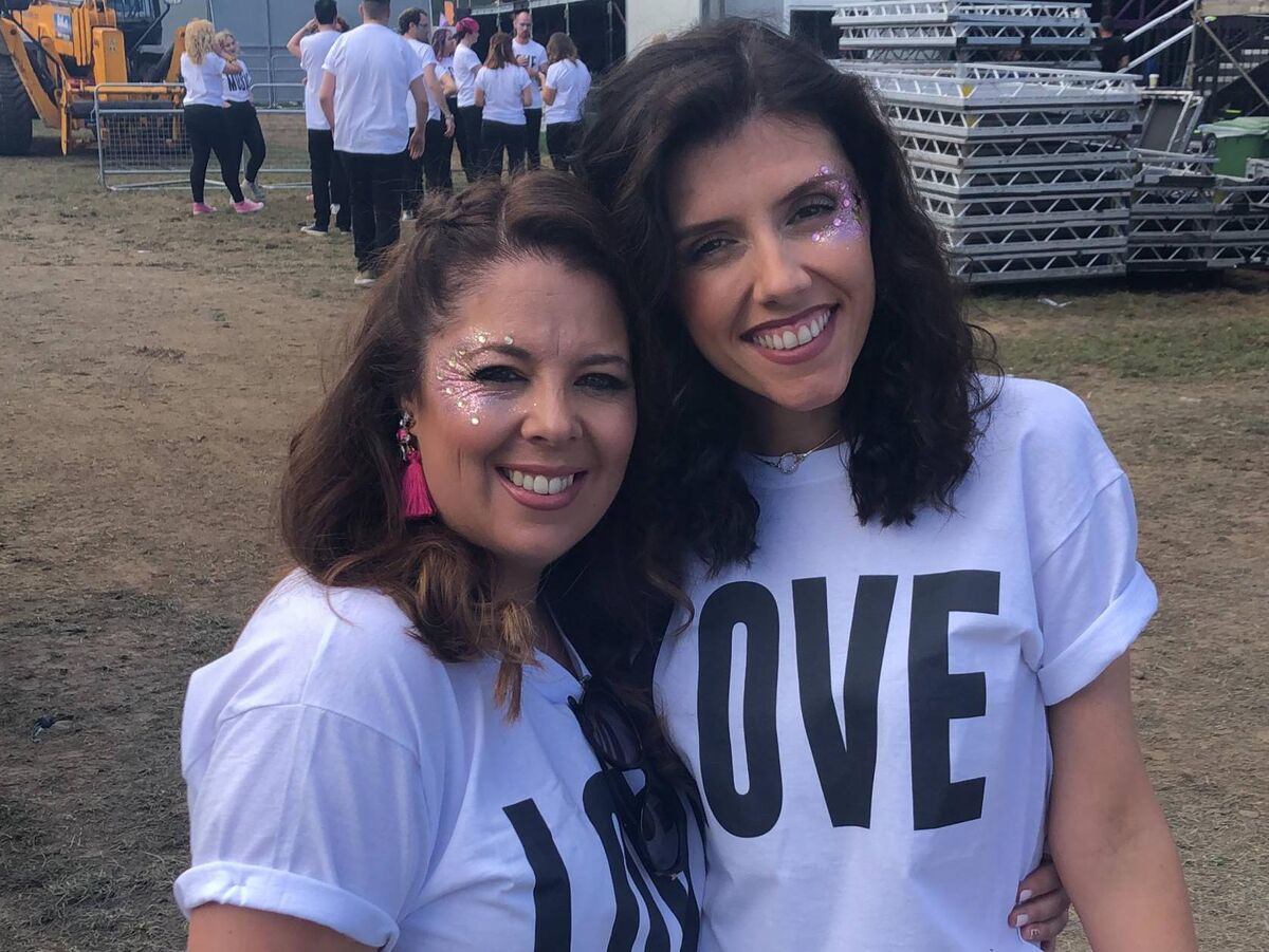 Sharon Murphy and Emma Farrell of Dublin Gospel Choir. Sharon Murphy and Emma Farrell of Dublin Gospel Choir.