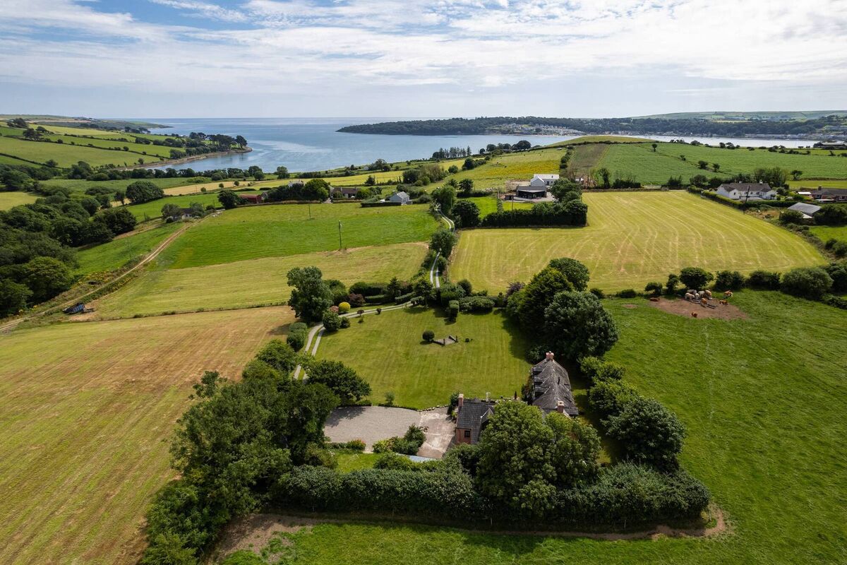 Coastal  setting for Burren Cottage, near  Kilbrittain.