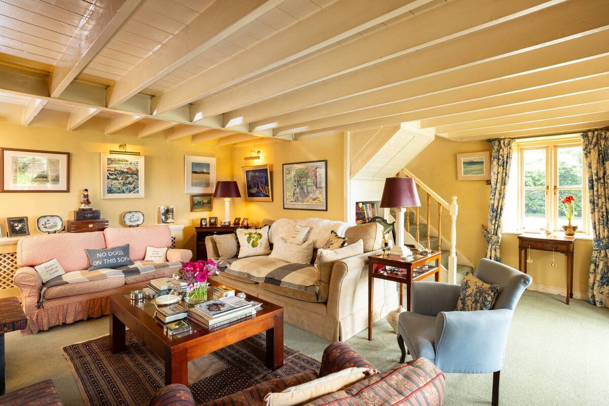 Interior is characterful