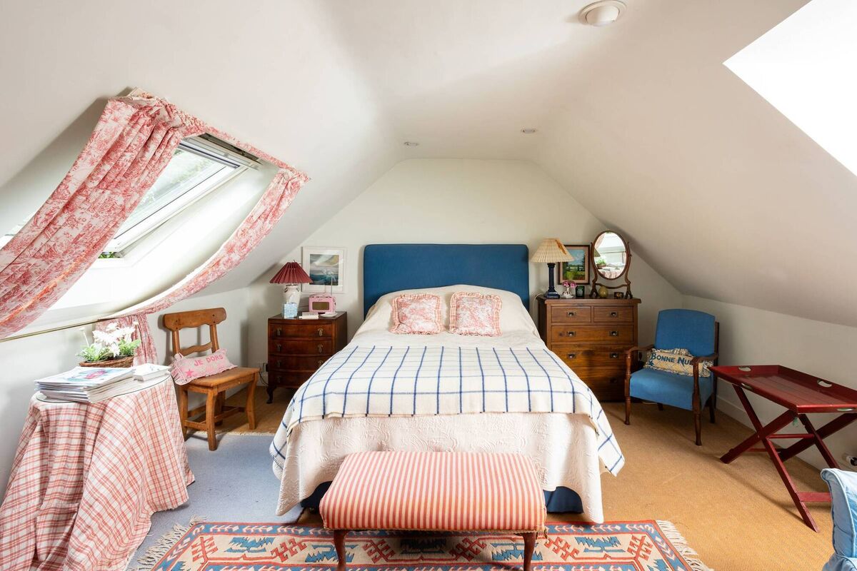 One of the characterful bedrooms