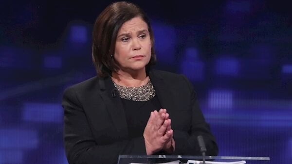 Sinn Féin leader Mary Lou McDonald
