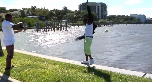 Photoshoot ends abruptly when rapper takes a tumble