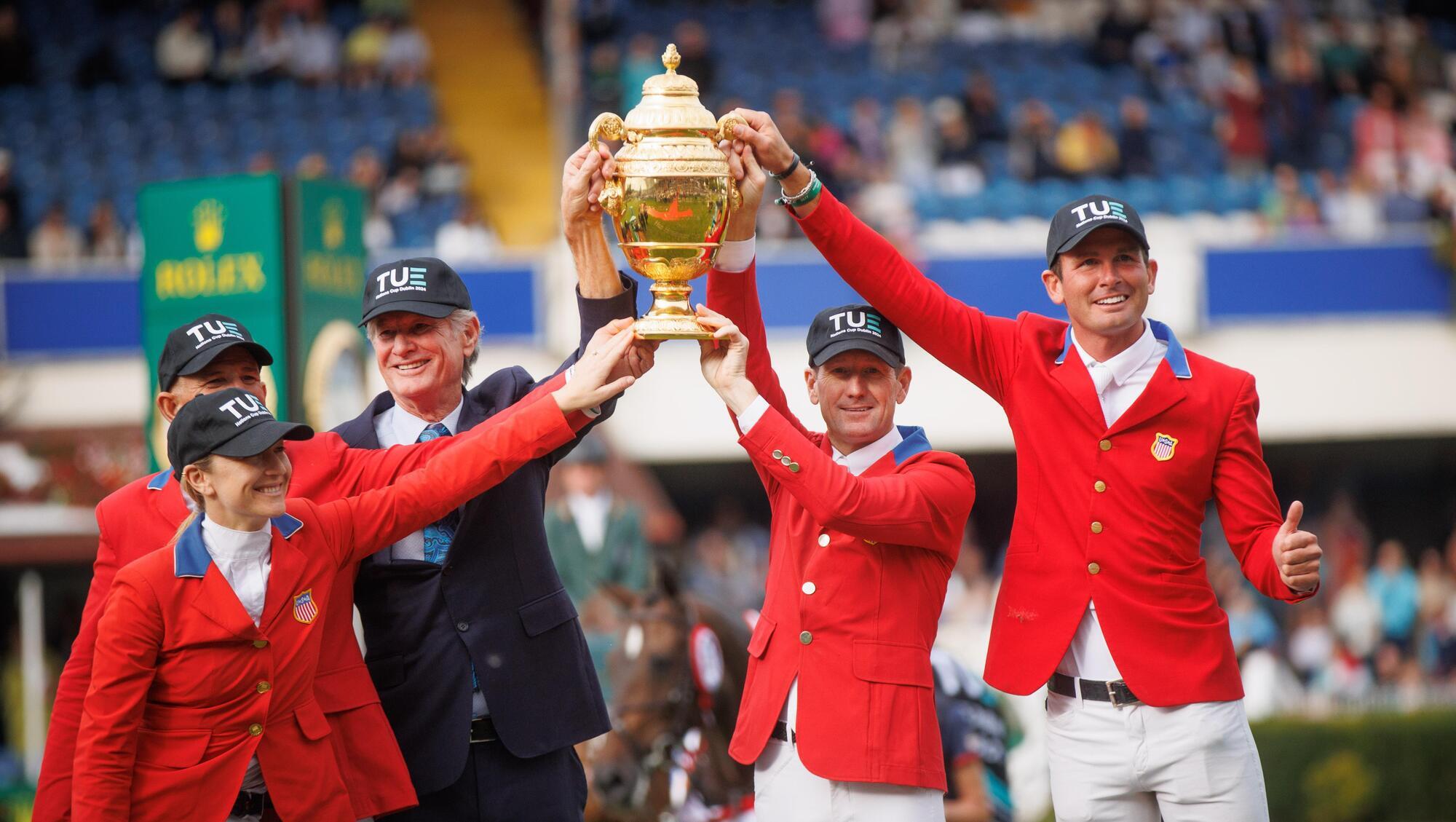 Ireland settle for second as USA win dramatic Aga Khan by narrowest margin