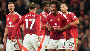 <p>DEBUT WINNER: Manchester United’s Joshua Zirkzee made a match-winning impact against Fulham. Picture: Martin Rickett/PA</p>