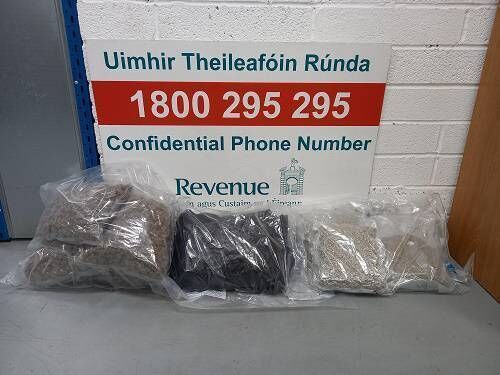 Herbal cannabis worth €87,000 seized at a premises in Dublin in recent days. Picture: Revenue Herbal cannabis worth €87,000 seized at a premises in Dublin in recent days. Picture: Revenue