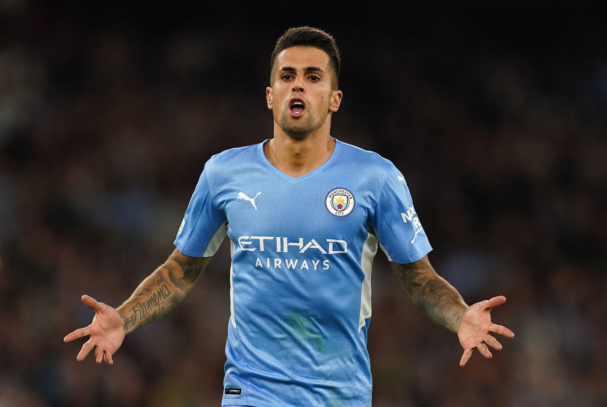 OUT OF FAVOUR: Manchester City's Joao Cancelo could be on his way to Saudi