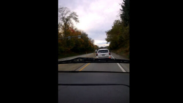 Shocking video of crash as driver falls asleep at the wheel