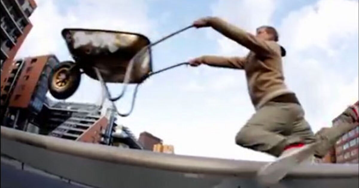 Extreme wheelbarrowing is the most ridiculous sport you'll see today