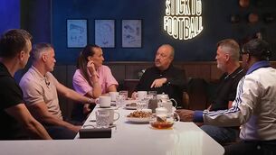 <p>RAFA THE GAFA: On the most recent episode of 'Stick to Football' and speaking to Gary Neville and his fellow hosts Roy Keane, Jamie Carragher, Ian Wright and Jill Scott, Benítez spoke at length about the issues he faced at Anfield. Pic: Stick to Football.</p>