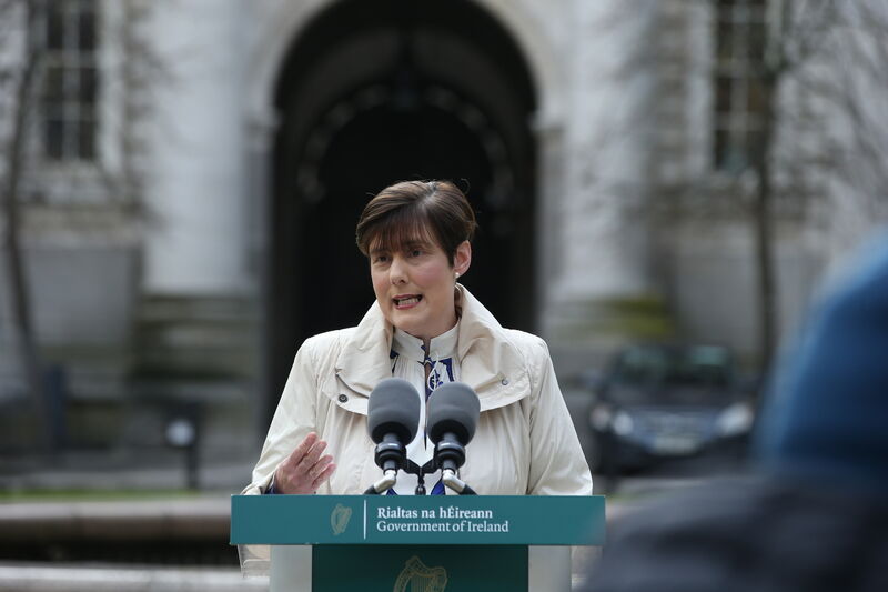Education Minister Norma Foley: 'I think there's a recognition that we also have to support farmers who are active on the ground...those who are actively farming, those who are using the land for the purpose of agriculture.' Picture: Stephen Collins/Collins