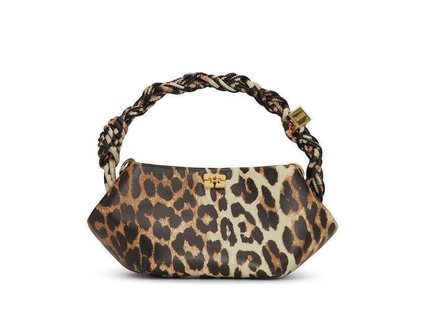 Leopard 'Bou' mini bag, Ganni, €375