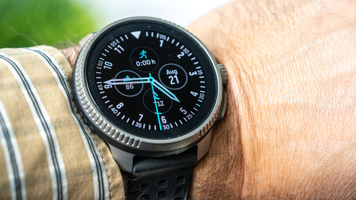 The Suunto Race titanium weighs 69g. Picture: Noel Campion. The Suunto Race titanium weighs 69g. Picture: Noel Campion.