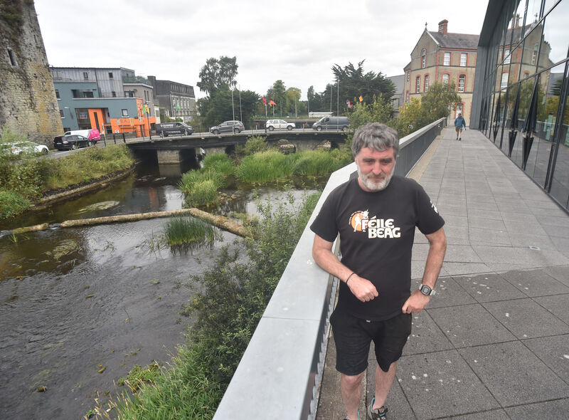 Melvin Brennan in the area where his uncle Eamon Brennan took the photograph above back in the 1990s. Picture: Eddie O'Hare Melvin Brennan in the area where his uncle Eamon Brennan took the photograph above back in the 1990s. Picture: Eddie O'Hare