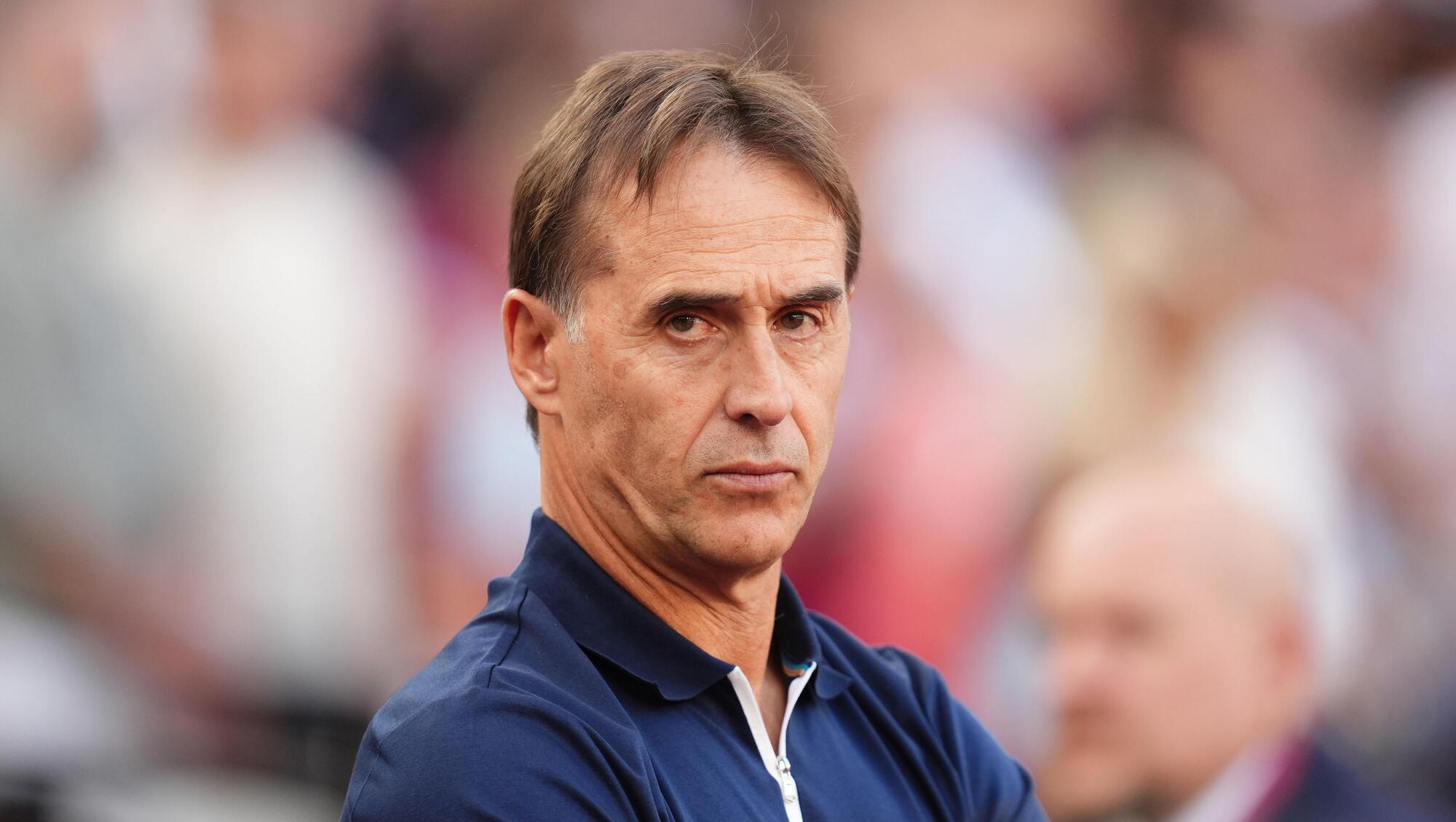 West Ham boss Julen Lopetegui will be happy when the transfer window is closed