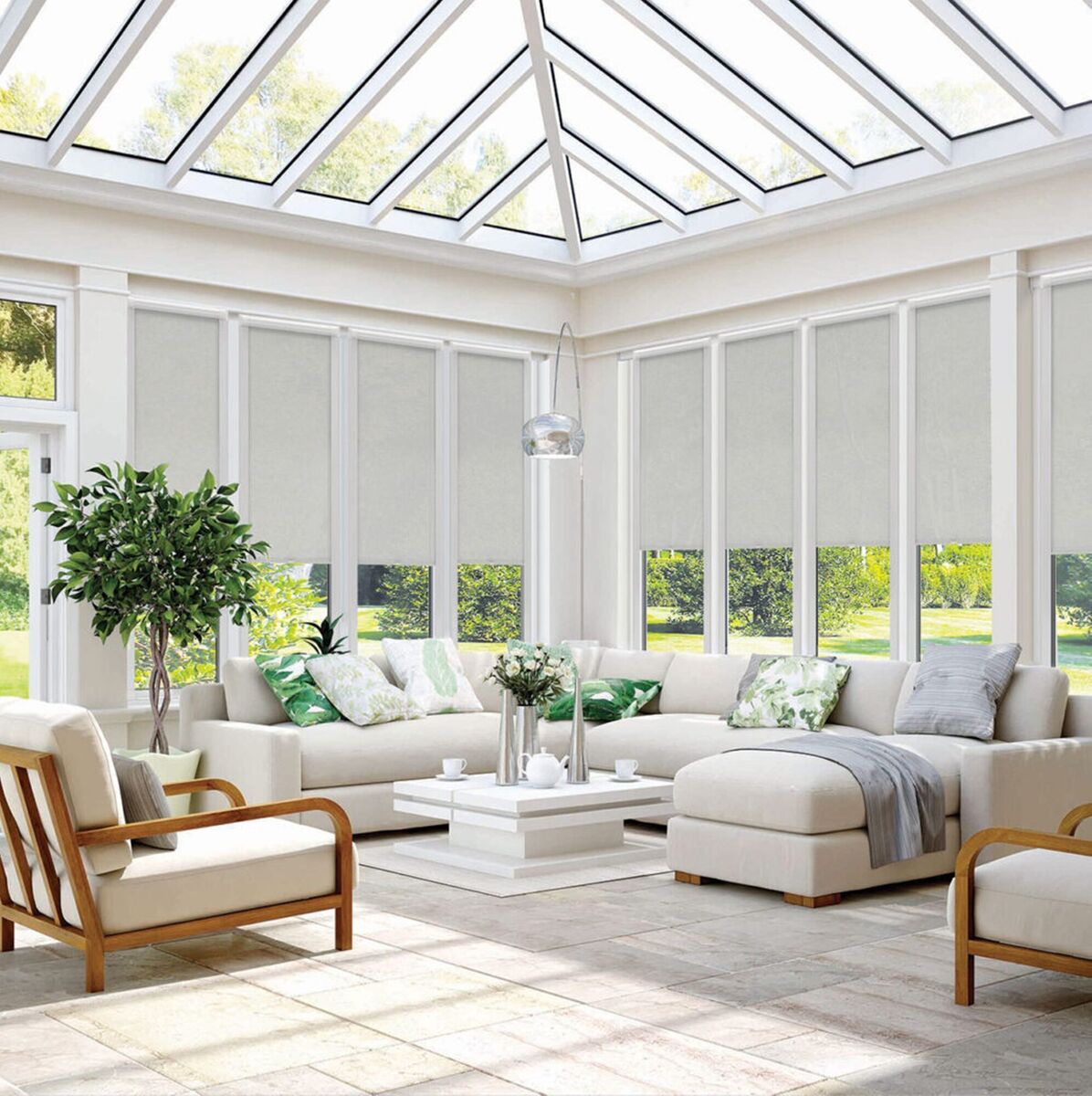 Perfect-fit blinds are only suited to PVC windows but offer a streamlined finish with UV and thermal performance, Blinds Direct.