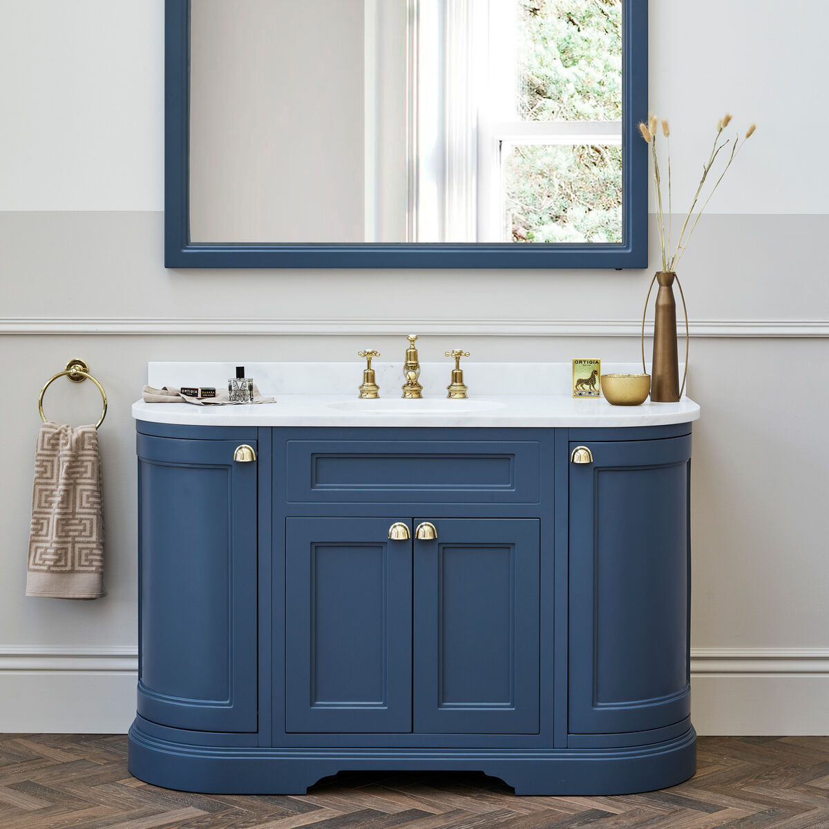 Burlington 1340 1200mm vanity with upstand, €2,900.