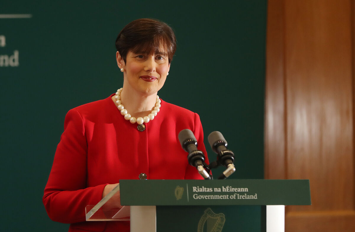 Education Minister Norma Foley: 'There will still be a post-marking adjustment exercise in 2025 that will seek to bring the overall set of results on the aggregate to a point no lower than broadly midway between the 2020 and 2021 levels.'