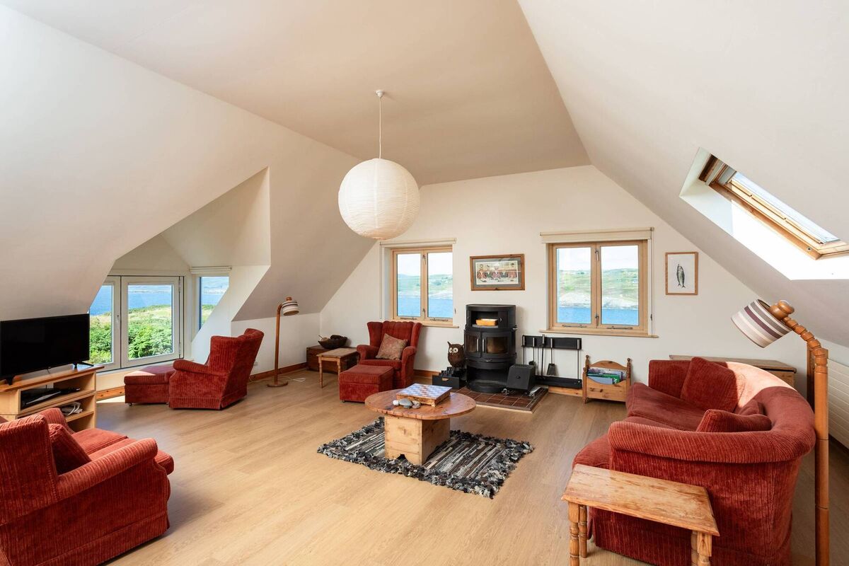 Toe hold: home called Frevett has an upside-down layout