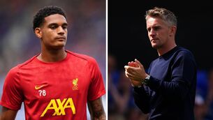 <p>(Left) Liverpool footballer Jarrell Quansah. Picture: Bradley Collyer/PA Wire; (Right) Ipswich Town manager Kieran McKenna. Picture: Bradley Collyer/PA Wire.</p>
