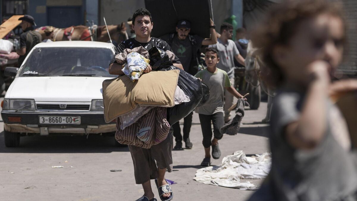 'If this spreads more and more — and there is a high risk of it spreading more and more in Gaza due to displacement and the repeated evacuation orders — then the whole area, the whole region will be at risk.' Picture: AP/Abdel Kareem Hana 'If this spreads more and more — and there is a high risk of it spreading more and more in Gaza due to displacement and the repeated evacuation orders — then the whole area, the whole region will be at risk.' Picture: AP/Abdel Kareem Hana