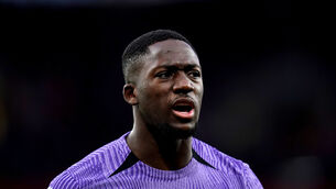 <p>Ibrahima Konate had a standout performance in Liverpool’s win over Brentford (John Walton/PA)</p>