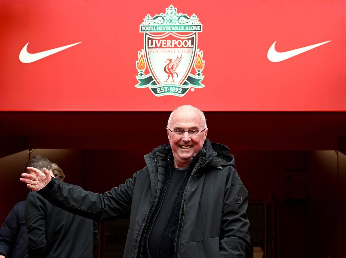 Sven-Göran Eriksson during the LFC Foundation charity match between Liverpool FC Legends and AFC Ajax Legends at Anfield on March 23, 2024. Pic: Liverpool FC/Liverpool FC via Getty Images.