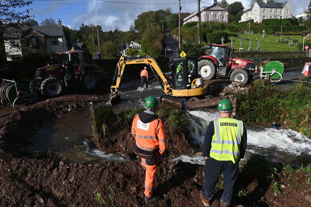 The engineering company Sorensen working in October 2023 on the Glashaboy Flood Relief Scheme in Glanmire. It is estimated that the entire scheme will be completed by the summer of 2026. Picture: Larry Cummins The engineering company Sorensen working in October 2023 on the Glashaboy Flood Relief Scheme in Glanmire. It is estimated that the entire scheme will be completed by the summer of 2026. Picture: Larry Cummins