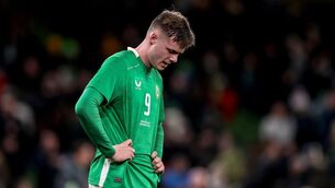 <p>INJURY BLOW: Ireland's Evan Ferguson is a doubt for the upcoming double header. Pic: ©INPHO/Dan Sheridan</p>