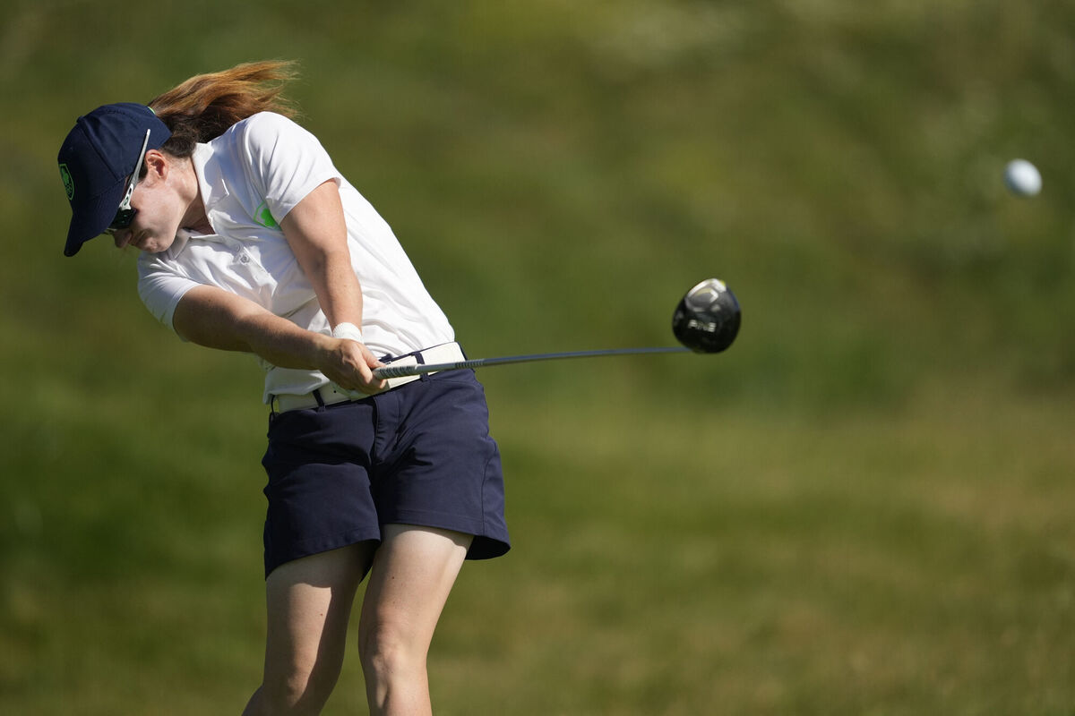 Leona Maguire plays a shot from the 3rd fairway during the second round of the women's golf event at the 2024 Summer Olympics, Pic: AP Photo/Matt York. Leona Maguire plays a shot from the 3rd fairway during the second round of the women's golf event at the 2024 Summer Olympics, Pic: AP Photo/Matt York.