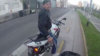 VIDEO: Attempted armed robbery caught on cyclist's GoPro helmet cam