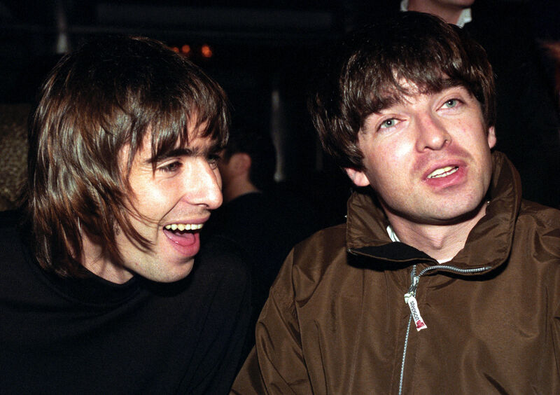 Liam and Noel Gallagher. Liam and Noel Gallagher.