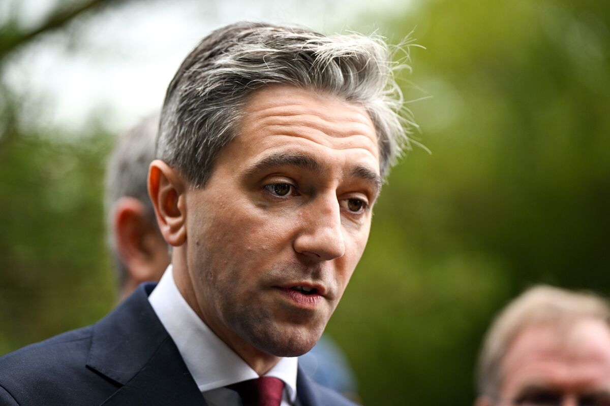 Taoiseach Simon Harris confirmed he was seeking information following reports Irish airspace was being used by Israeli aircraft to transport weapons from the US to Israel. Picture: Chani Anderson 