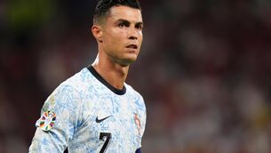 <p>Cristiano Ronaldo says he will probably retire “in two or three years” Pic: Bradley Collyer/PA</p>