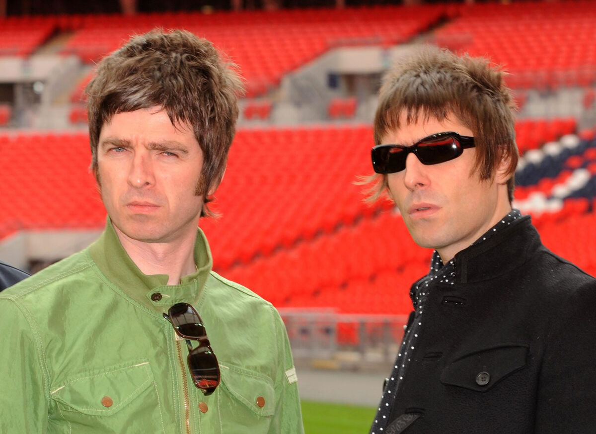 Noel and Liam Gallagher pictured in 2008. Picture: Zak Hussein/PA Wire