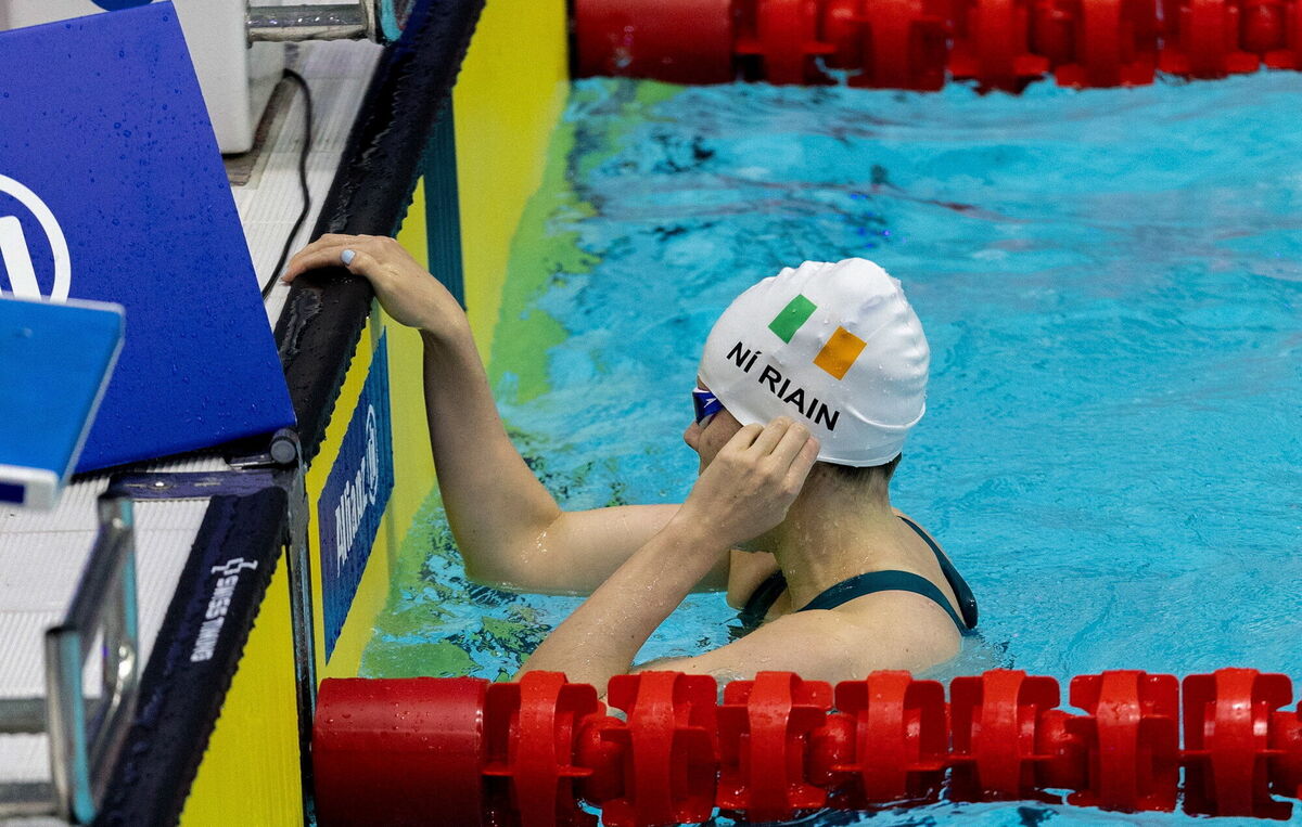  Roisin Ni Riain competes in Women's 400m Freestyle S13 final during day six of the World Para Swimming Championships 2023. Pic: Phil Bryan/Sportsfile
