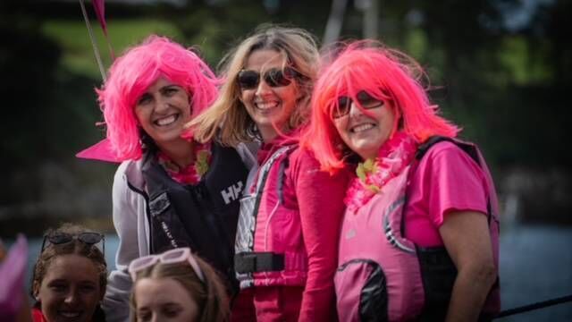 Julie, Hilda and Rita Bushe- who won best dressed boat! Julie, Hilda and Rita Bushe- who won best dressed boat!