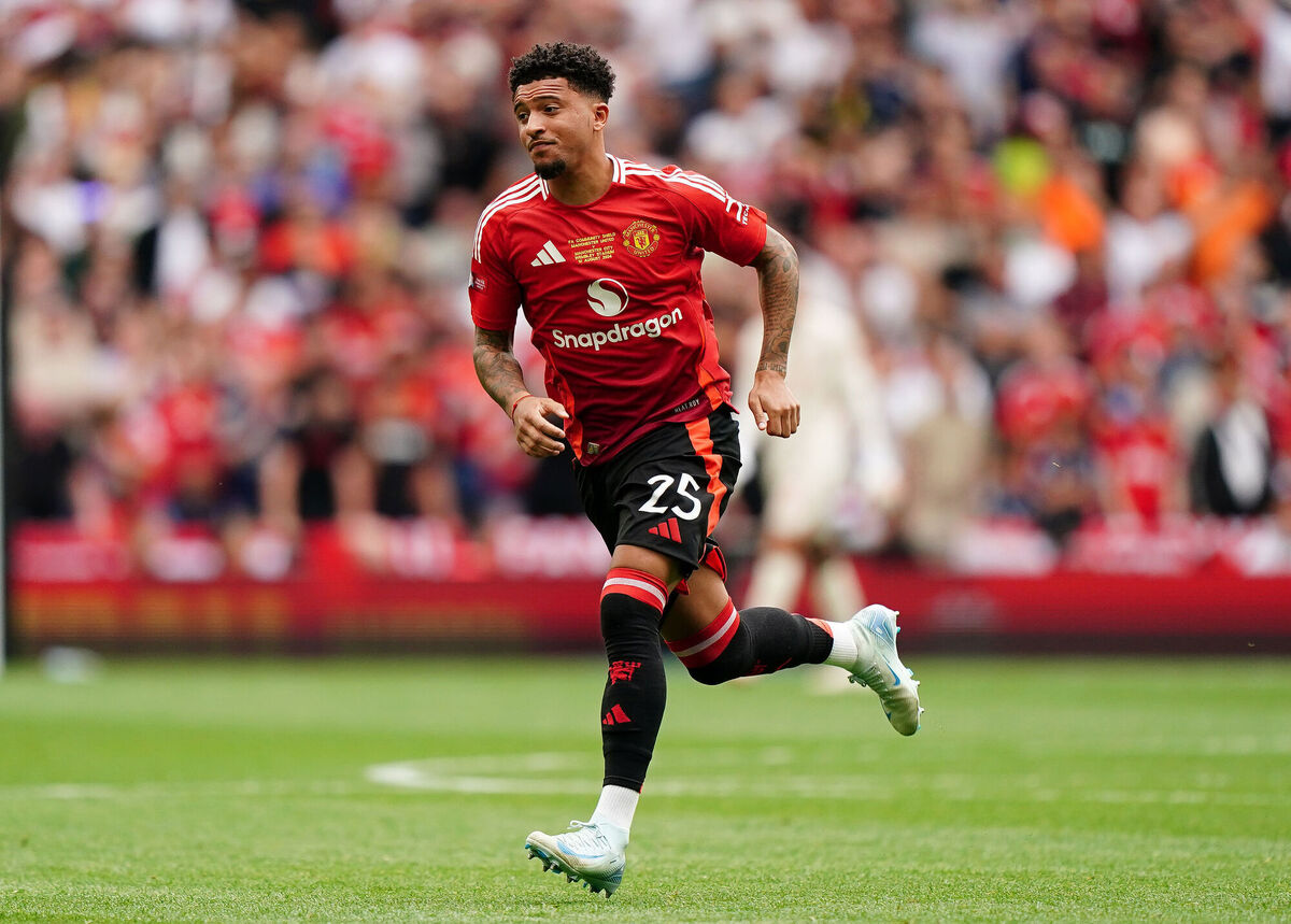 Manchester United may look to move Jadon Sancho on before the window closes with Chelsea and Juventus rumoured to be interested in the winger