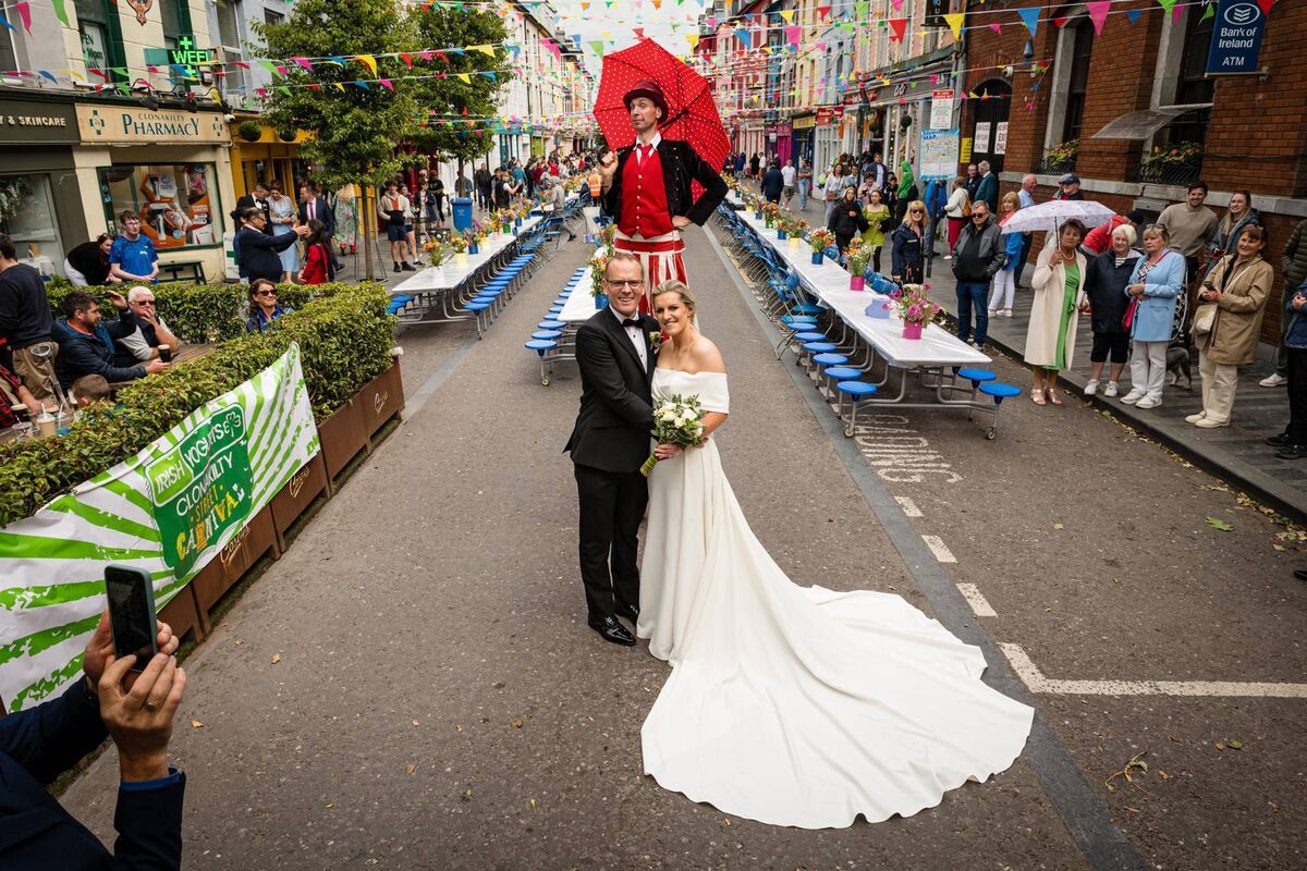 Emer Helen and Aidan Collins. Pictures: Dermot Sullivan