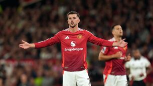 <p>Manchester United's Mason Mount has been injury prone since joining the club</p>