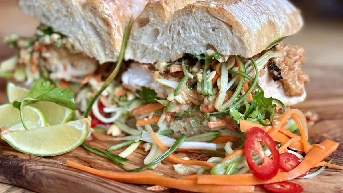Bang Bang Chicken Banh Mi