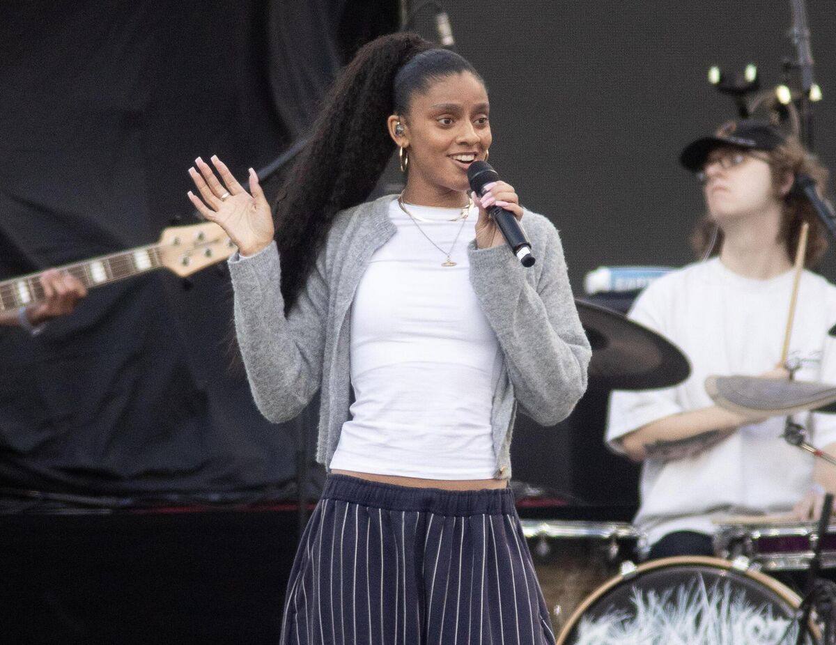 Aby Coulibaly was one of the support acts at the Coldplay concert in Croke Park, Dublin.