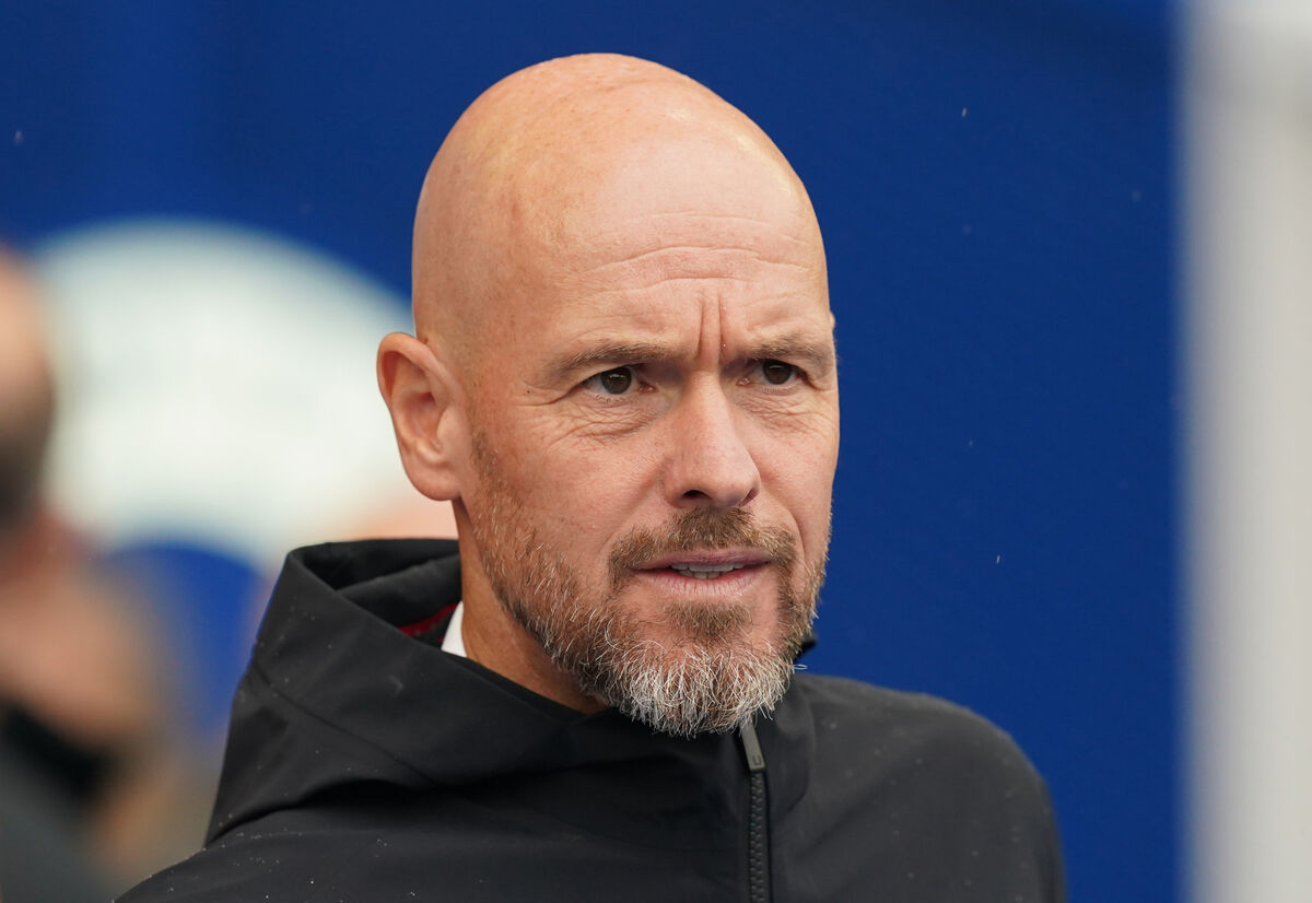 Manchester United manager Erik ten Hag. Pic: Gareth Fuller/PA Wire.