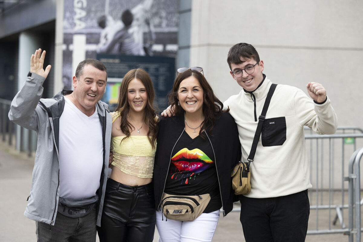 Garvin, Ava, Eleanor and Daithi Ward from Donegal Town. Picture: Sam Boal/Collins Photos