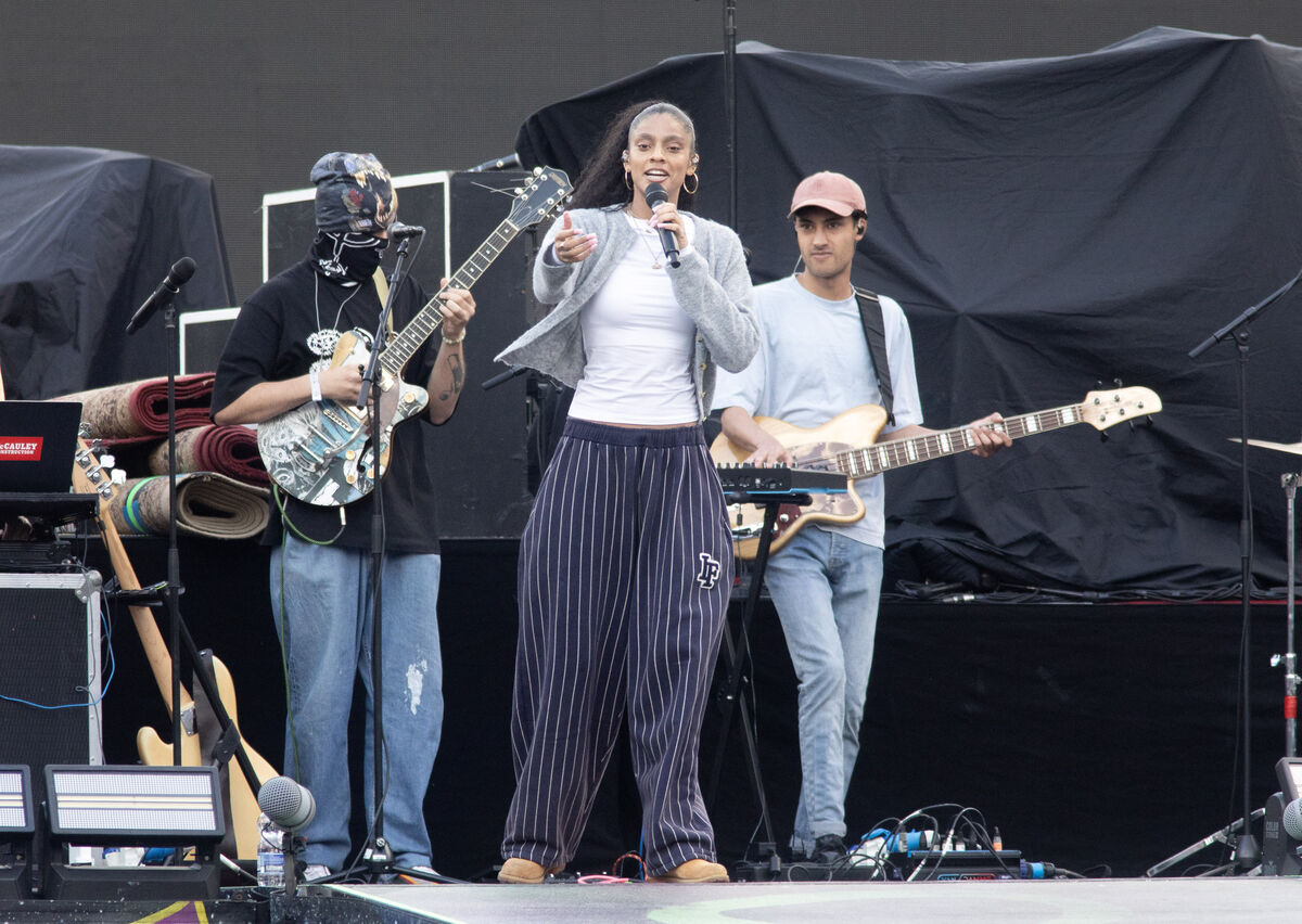 Aby Coulibaly was one of the support acts at the Coldplay concert in Croke Park, Dublin. Photo: Gareth Chaney