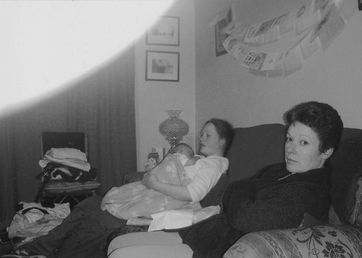 Emma Doran with baby Ella and mother Bridie