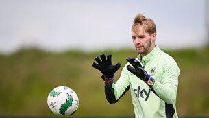 <p>ON THE MOVE? Caoimhin Kelleher is again subject of bids from Nottingham Forest, with an improved offer for the Liverpool goalkeeper expected ahead of Friday’s 11pm deadline. Picture: Seb Daly/Sportsfile</p>