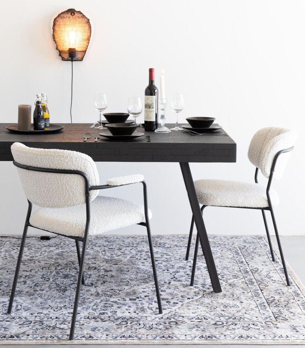 Black Suri table, April and the Bear, €450.