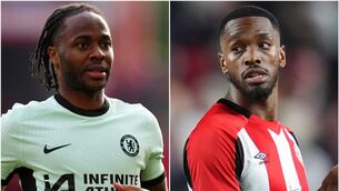 <p>Raheem Sterling, left, has joined Arsenal on loan while Ivan Toney has moved from Brentford to Al-Ahli (Mike Egerton/Adam Davy/PA)</p>