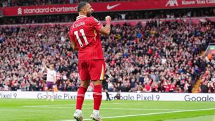 <p>Liverpool forward Mohamed Salah’s contract expires this season (Peter Byrne/PA)</p>