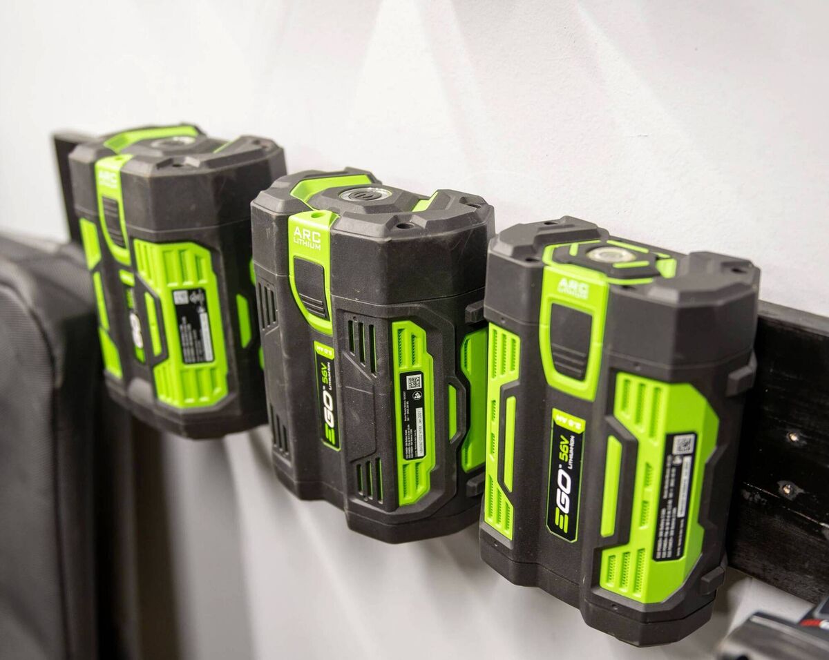 When storing your lithium-ion batteries, ensure they are kept in dry, clean conditions free of frost of high temperatures. A charge of 40% to 60% is recommended. Picture: Ego